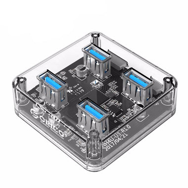 4 Port Transparent  USB HUB