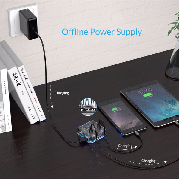 4 Port Transparent  USB HUB