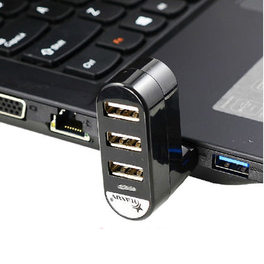 Rotatable High Speed 3 Ports USB HUB