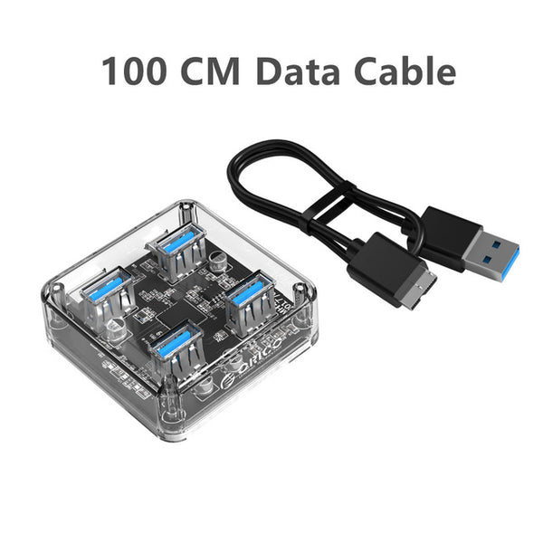 4 Port Transparent  USB HUB
